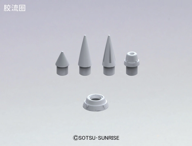 万代模型配件综合 Builders Parts配件 HD系列 1/144 MS Pipe02 - 图片